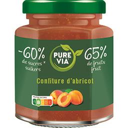 Pure Via Pure Via Confiture d'abricot réduit en sucres le pot de 300 g