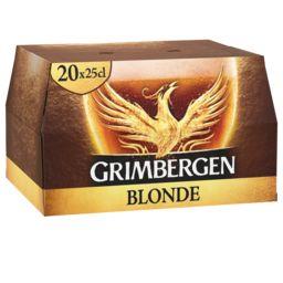Grimbergen Grimbergen Bière blonde les 20 bouteilles de 25 cl