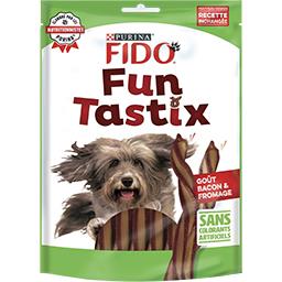Fido Purina Fun Tastix - friandises goût bacon et fromage pour chiens le sachet de 150g