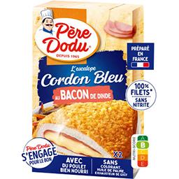 L Escalope Cordon Bleu Au Bacon De Dinde Pere Dodu Intermarche