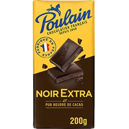 Poulain Poulain Chocolat noir extra la tablette de 200 g