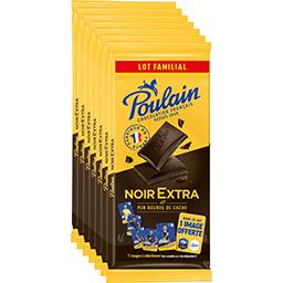 Poulain 4910 Chocolat noir extra le lot de 5 tablettes de 100g - 500g