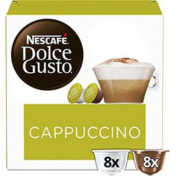 Nescafé Nescafé Capsules de café compatibles Dolce Gusto -  Cappuccino extra créma la boîte de 16 capsules - 186,4g