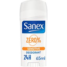 Sanex Sanex Zéro % - Déodorant 24h Sensitive le stick de 65 ml