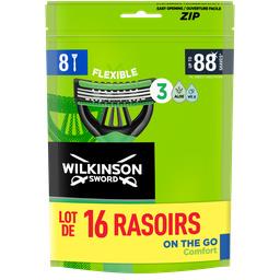 Wilkinson - Rasoirs On the go comfort Xtreme 3 Le lot de 16 rasoirs