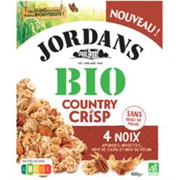 Jordans Jordans Country Crisp - Céréales aux 4 noix BIO La boite de 400g