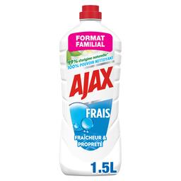 Ajax Ajax Nettoyant ménager sol et multi-surfaces éco-responsable parfum Frais La bouteille de 1,5l