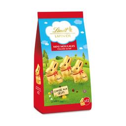 Lindt Lapin Or - Mini moulages lapin chocolat au lait le paperbag de 120g