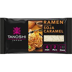 Tanoshi Tanoshi Nouilles japonaises Ramen précuites soja caramel le sachet de 360g