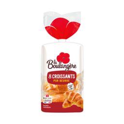 La Boulangère La Boulangère Croissants pur beurre le paquet de 8 - 320 g