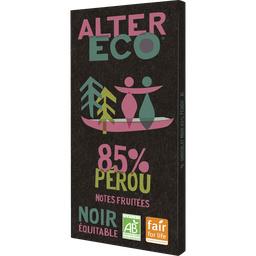 Alter Eco Alter Eco Chocolat noir Pérou 85% BIO & équitable la tablette de 100g
