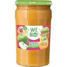 We Bio ! WeBio ! Purée de pomme sans sucres ajoutés BIO le bocal de 630 g