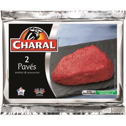 Charal Charal 2 pavés***, viande bovine Française La barquette de 2 - 280 gr