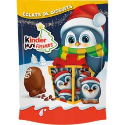 Kinder Chocolat fourré au lait éclat de biscuits Mini Friends Le sachet de 122g