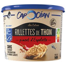 Cap Océan Cap Océan Rillettes incroyables de thon au piment d'Espelette MSC le pot de 140g