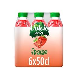 Volvic Volvic Juicy - Boisson à la fraise les 6 bouteilles de 50 cl