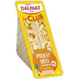 Daunat Daunat Le Club - Sandwich Classique poulet rôti mayonnaise la barquette de 160 g