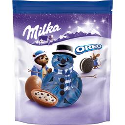 Milka Milka Bonbons de chocolat au lait Oréo le sachet de 86 g