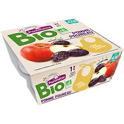 Puree De Pomme Pruneau Bio Des 4 6 Mois Bio Pommette Intermarche