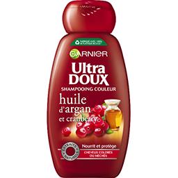 Garnier Ultra Doux Shampooing couleur huile d'argan et cranberry le flacon de 250 ml