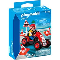 Playmobil® Playmobil Enfant avec kart de course, à partir de 4 ans la boite