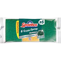Spontex Spontex Gratte-Eponge aluminium le paquet de 4
