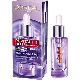 L'Oréal L'Oréal Paris Revitalift Filler - Sérum Anti-Rides Visage Acide Hyaluronique Pur le flacon de 30ml