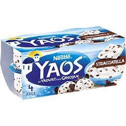 Nestlé Nestlé Yaos - Le Yaourt à la Grecque Stracciatella les 4 pot de 125 g