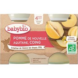 Puree De Pomme Pruneau Bio Des 4 6 Mois Bio Pommette Intermarche