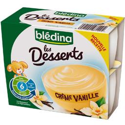 Desserts Creme Vanille Des 6 Mois Bledina Intermarche
