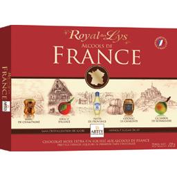 Abtey Royal des Lys Chocolat noir fourré Alcools de France la boite de 250 g