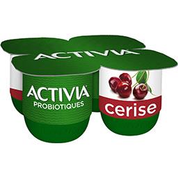 Danone Activia Bifidus aux fruits cerise les 4 pots de 125 g