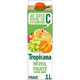 Tropicana Tropicana Pure Premium - Jus de fruits pressés Réveil Fruité la brique de 1 l