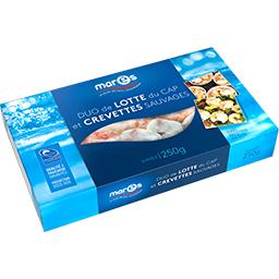 Marès Marès Duo de lotte du Cap et crevettes sauvages la boîte de 250g
