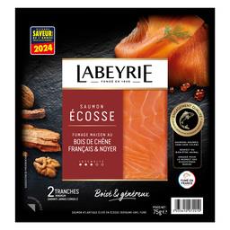 Labeyrie Labeyrie Saumon fumé L'Ecosse la barquette de 2 tranches - 75 g