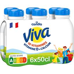 Candia Candia Viva - Lait à 1,2% MG les 6 bouteilles de 50 cl