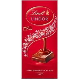 Lindt Lindt Lindor - Chocolat au lait la tablette de 150 g