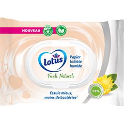 Lotus Lotus Papier toilette humide Fresh Natural le paquet de 42 feuilles