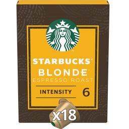 Starbucks Starbucks Capsules de café compatibles Nespresso Blonde Espresso Roast la boîte de 18 capsules - 94g