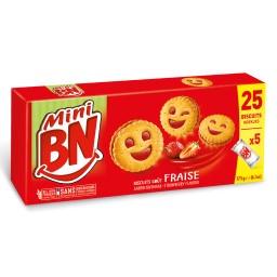 BN BN Mini - Biscuits goût fraise les 5 sachets de 35 g