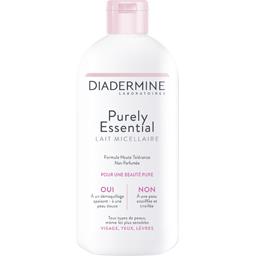 Diadermine Diadermine Purely Essential - Lait micellaire tous types de peaux le flacon de 400 ml