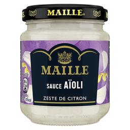 Maille Maille Sauce aïoli au zeste de citron Le pot de 185 g