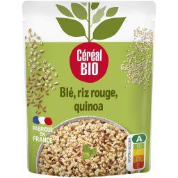 Céréal Bio Céréal Bio Blé, riz rouge, quinoa au naturel BIO le sachet de 220 g
