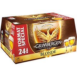 Grimbergen Grimbergen Bière blonde les 24 bouteilles de 25 cl
