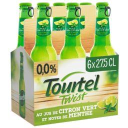 Tourtel Twist Tourtel Twist - Bière sans alcool au jus de citron vert et menthe les 6 bouteilles de 27,5 cl