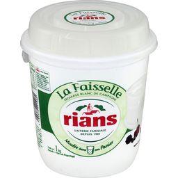 Rians Rians La Faisselle, fromage blanc de campagne le pot de 1 kg