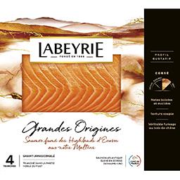 Labeyrie Labeyrie Saumon fumé d'Ecosse la barquette de 4 tranches - 120 g