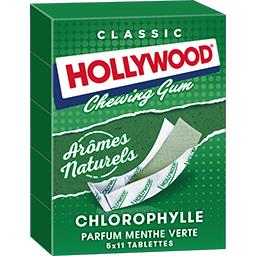 Hollywood Hollywood Chewing-gum tablettes chlorophylle les 5 étuis de 31 g