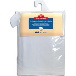 Protege Matelas 140x190 Cm Blanc Top Budget Intermarche