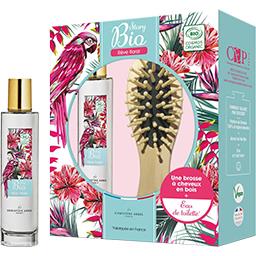 Arbel Christine  Coffret eau de toilette + brosse en bois Story BIO le coffret